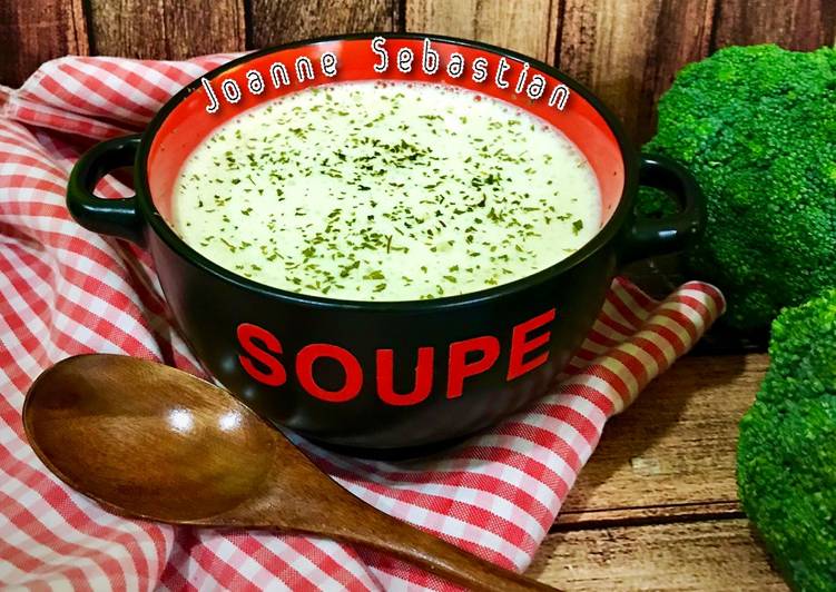 gambar untuk cara membuat Broccoli Cream Soup -Keto #ketopad_cp_anekasoup