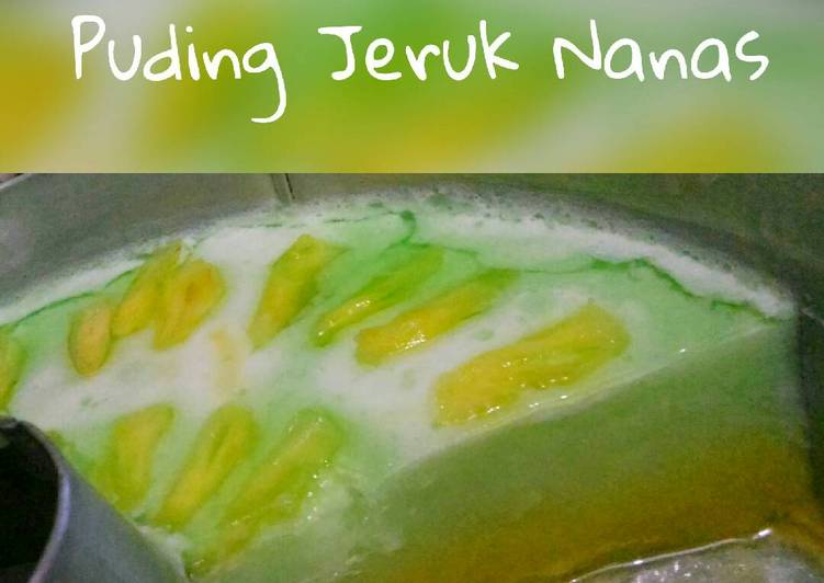 resep masakan Puding sirup jeruk segar