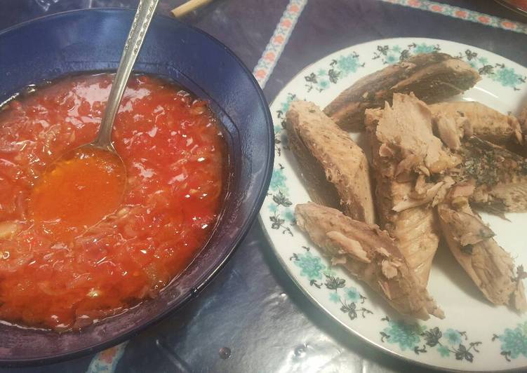 gambar untuk resep Ikan Tongkol Masak Sambal Dabu Dabu