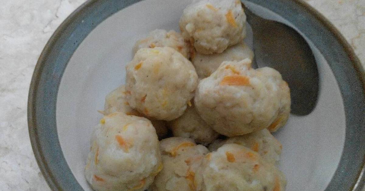 Resep Bakso ayam udang wortel ala Charol Zin