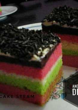 Rainbow Cake Steam Ny. Liem