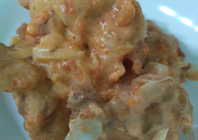 Resep Ayam saos telor asin Dari Erina Susanti