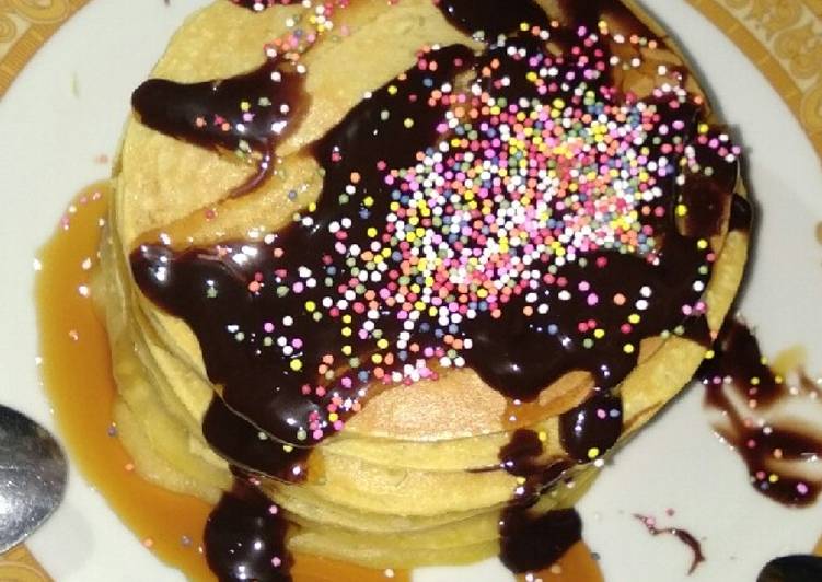 resep lengkap untuk Pancake Madu