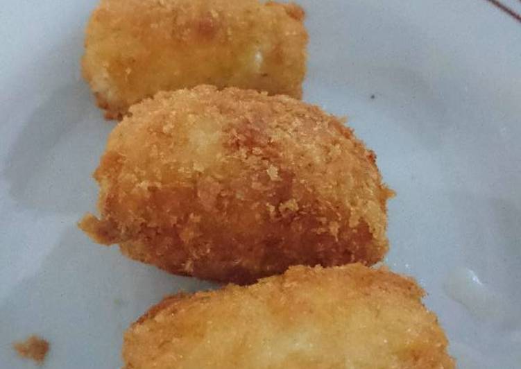 gambar untuk cara membuat Kroket ayam telor gulung