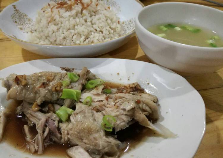 cara membuat Nasi ayam Hainan