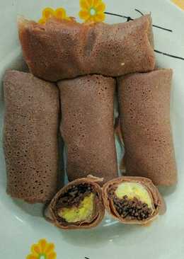 Dadar Gulung Pisang Coklat