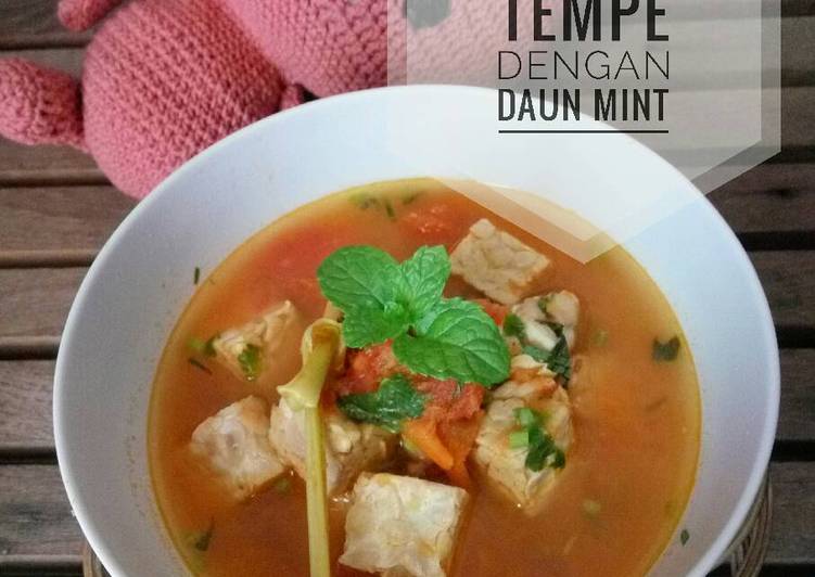 gambar untuk cara membuat Asem-Asem Tempe dengan Daun Mint - GM Diet Day 5