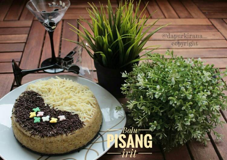 resep lengkap untuk Bolu Pisang super irit (tutorial)