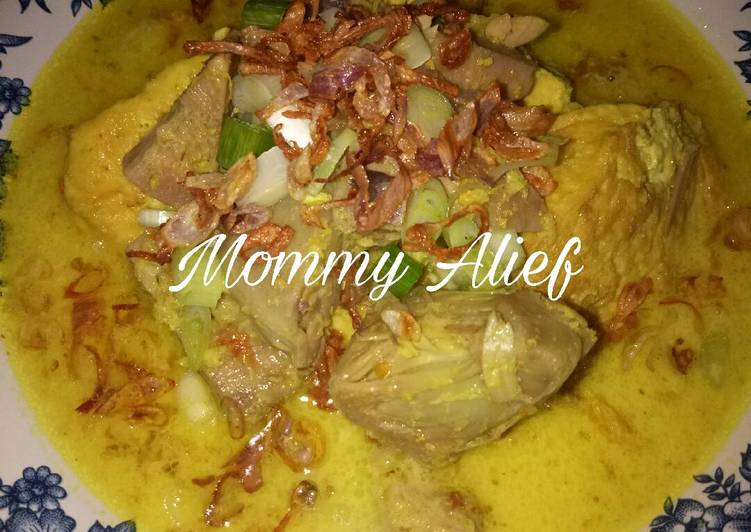 Resep Sayur Nangka+Tahu kuah kuning By Mommy Alief