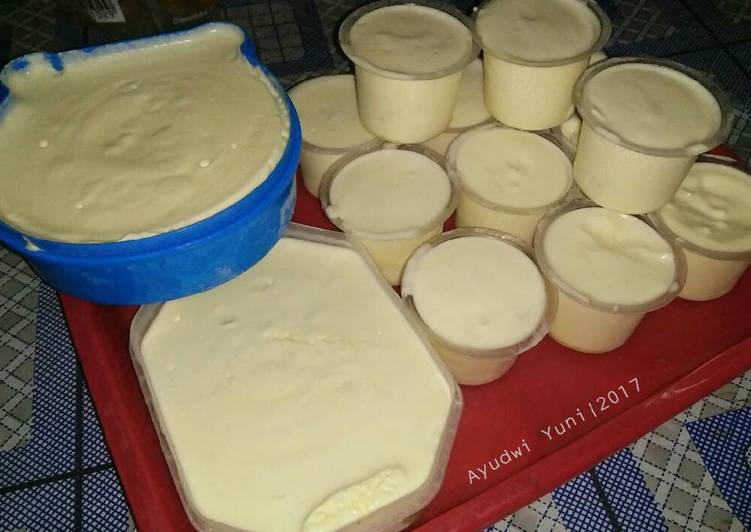 resep makanan Durian Ice Cream Home Made