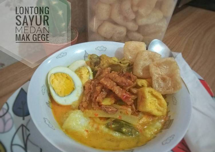 resep makanan Lontong Sayur Medan