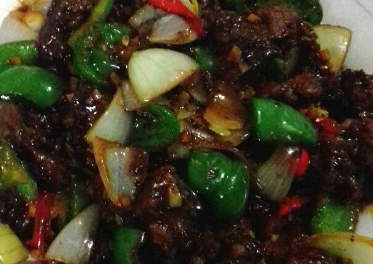 Resep Sapi lada hitam Dari Laela agustin