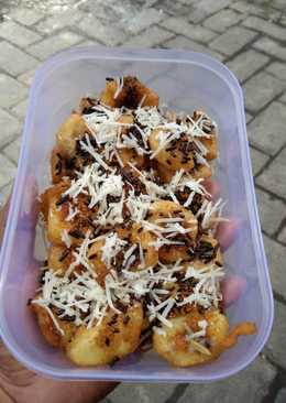 Pisang goreng keju sederhana