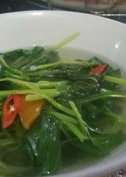 Sayur bayam bening (tanpa jagung)