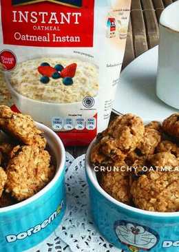 Crunchy Oatmeal Cookies