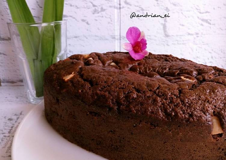 bahan dan cara membuat Cake Pisang Coklat Keju (Tanpa Mixer)