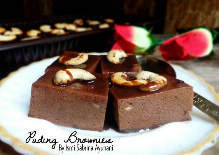 Resep Puding Brownies Kiriman dari Ismi Sabrina Ayunani