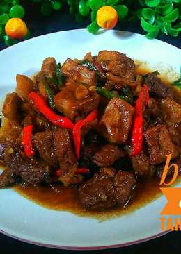 Bistik daging tahu kentang