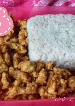 Ayam pop corn 3 bahan