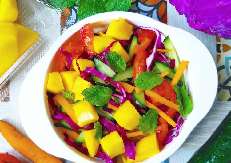 Resep Salad Mangga dan Kol Ungu Oleh FJA