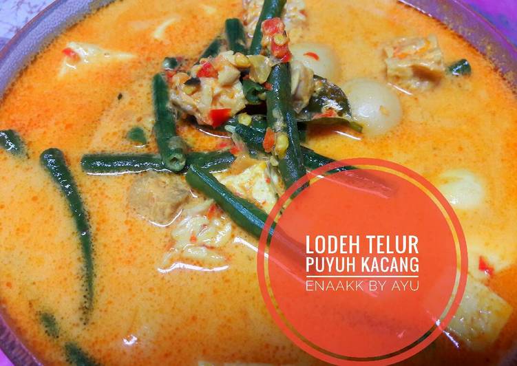 resep Lodeh Telur Puyuh Kacang Enak