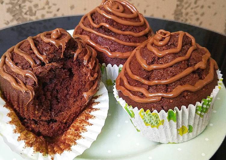 gambar untuk resep makanan Cupcake Coklat Mente