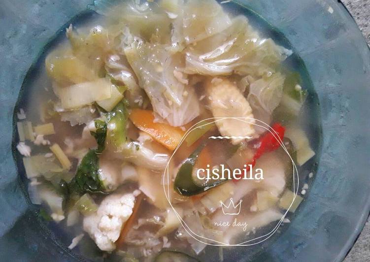 resep Capcay kuah sayur