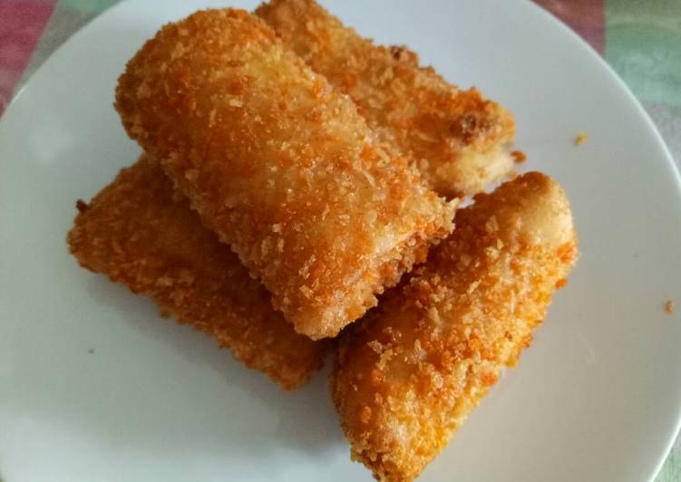 cara membuat Risol Ham Keju Crispy