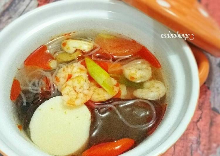 resep masakan Tomyam Tofu Udang