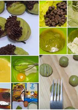 Potatoes choco greentea cookies ðŸ'•