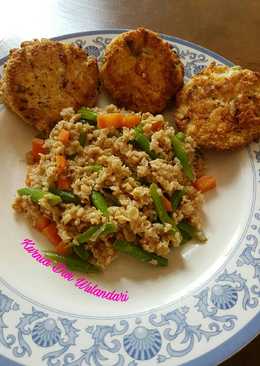 Vegetable Oat 3 (Buncis and Baby Carrot with Perkedel Tahu)