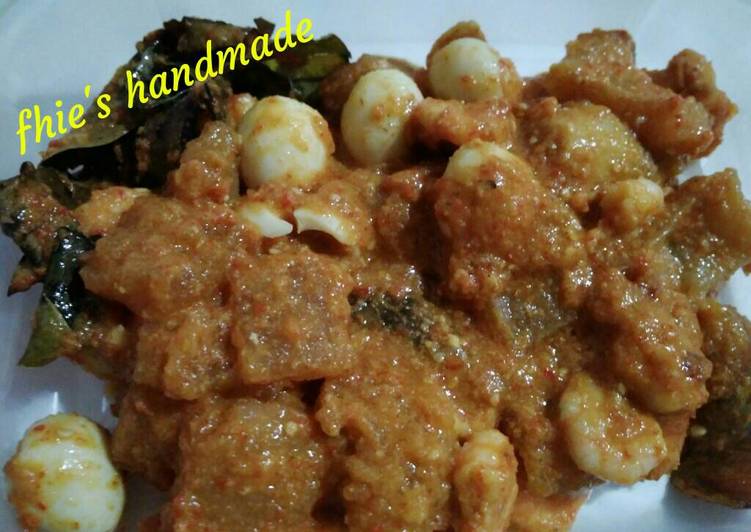 bahan dan cara membuat Udang Krecek plus Telur Puyuh Berbumbu