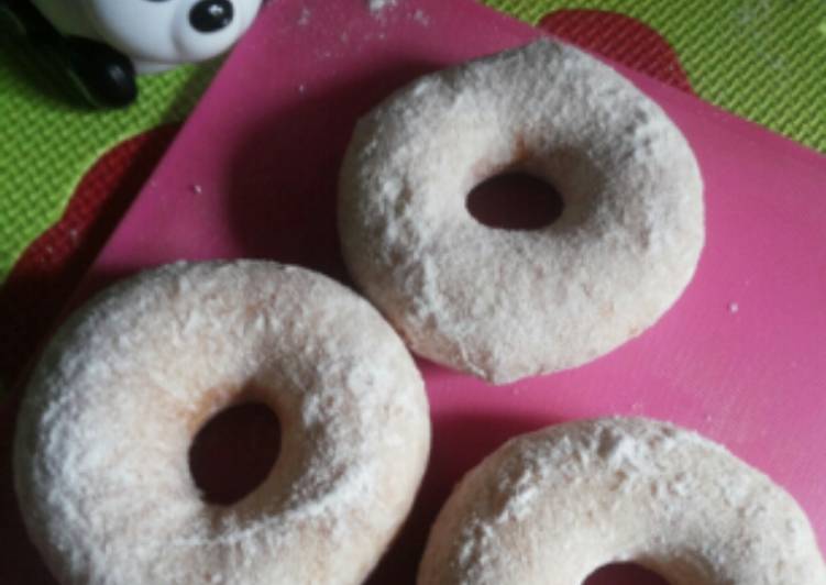 cara membuat Donat maizena putri salju