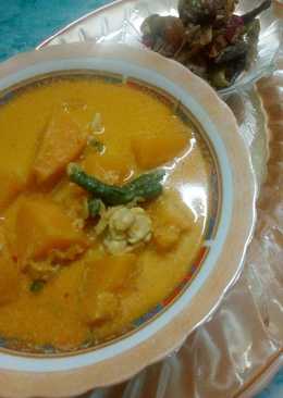 Lodeh labu kuning campur sari