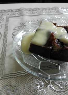 Pudding coklat bolu pisang