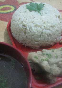 Nasi Ayam Hainam + Sup