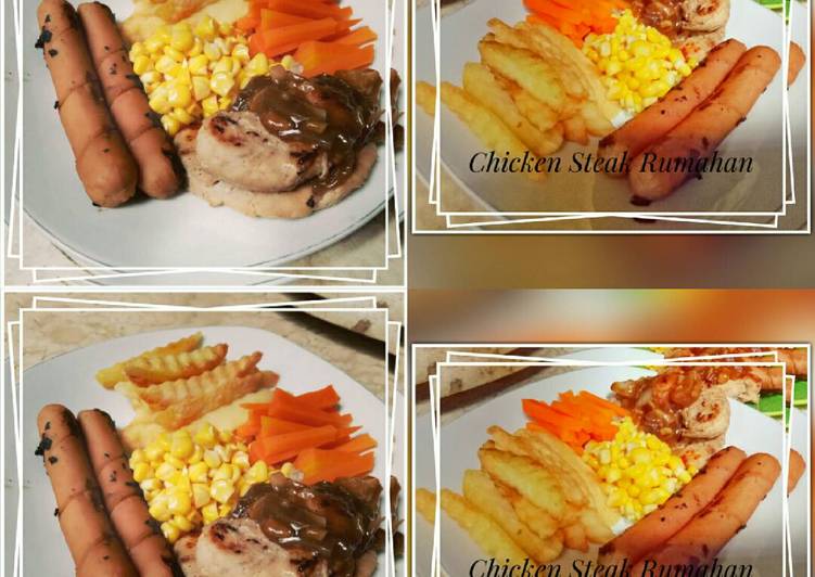 resep lengkap untuk Chicken Steak Rumahan