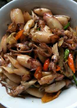 Cumi asin cabai bawang