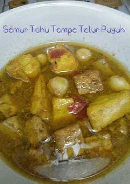 Semur Tahu Tempe Telur Puyuh