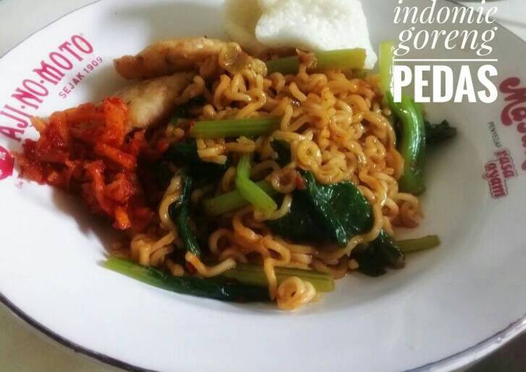 Resep Indomie goreng pedas Karya fitri