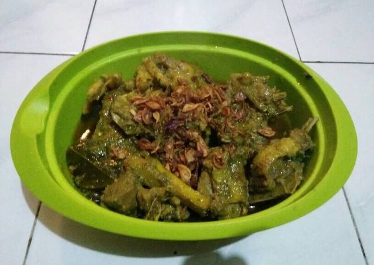 cara membuat Bebek rica-rica cabe ijo