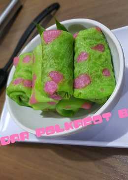 Kue dadar polkadot