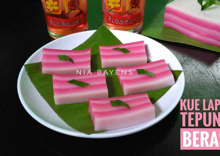 resep masakan Kue lapis tepung beras