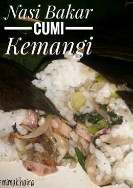 Nasi Bakar Cumi Kemangi