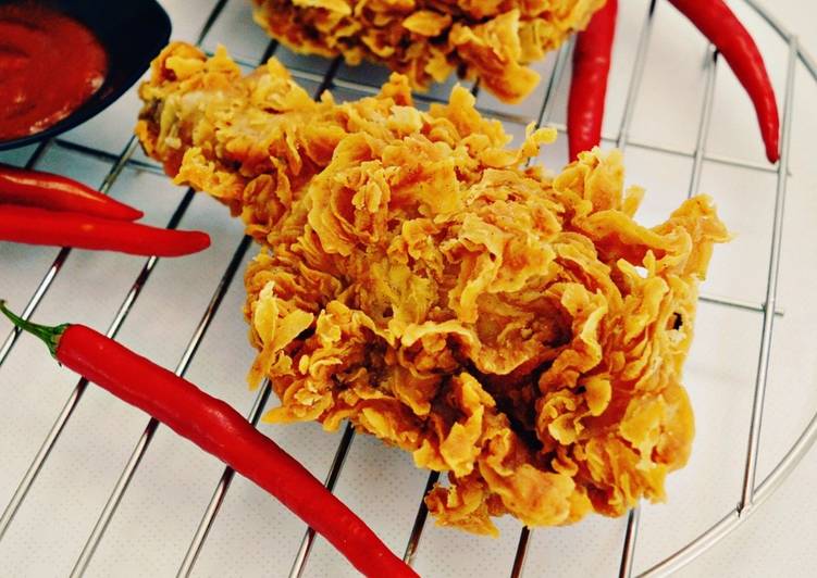 resep lengkap untuk Ayam KFC KW Super  Kribo | Renyah Tahan 8 Jam | Cocok Untuk Jualan