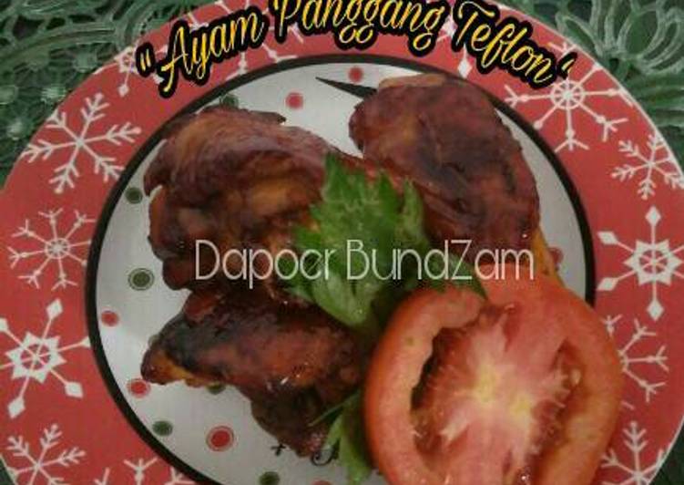 bahan dan cara membuat Ayam Panggang Teflon ala Dapoer BundZam