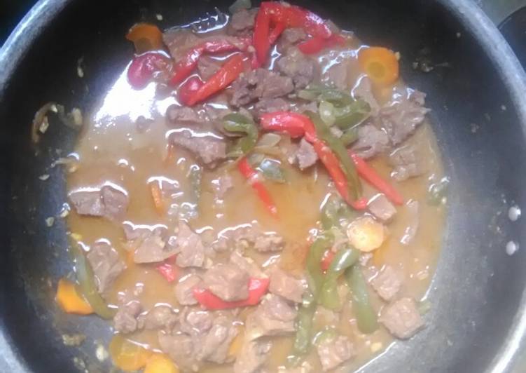 gambar untuk resep Beef teriyaki