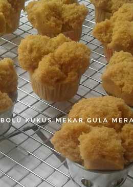 Bolu kukus mekar gula merah
