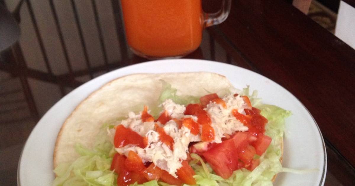 Resep Chicken wrap ala Nissa Anjani