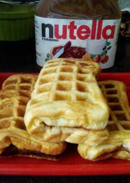 Waffel sehat untk bekal anak2